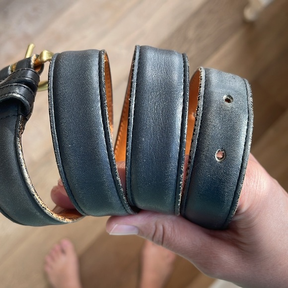 Vintage Coach Navy Belt - Picture 6 of 8